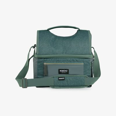 Front View | Everyday Lunch Pail Cooler Bag::::Water-resistant exterior 