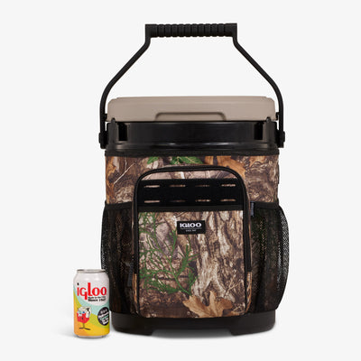 Size View | Realtree® 20 Qt Cooler Bucket::::Holds up to 24 cans