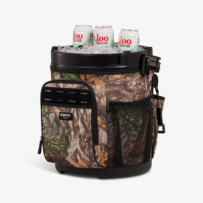 Open View | Realtree® 20 Qt Cooler Bucket::::MaxCold Ultra insulation