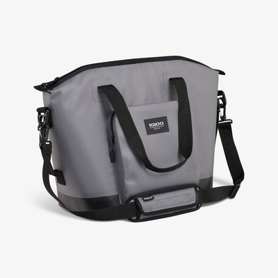 Angle View | Trailmate 24-Can Tote Cooler Bag::::Adjustable shoulder strap