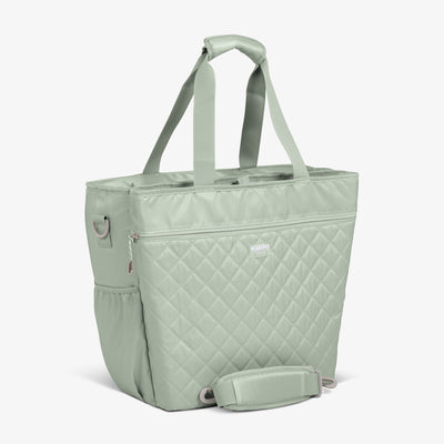 Angle View | MaxCold DUO Dual Compartment Tote Cooler Bag::::Dual compartments