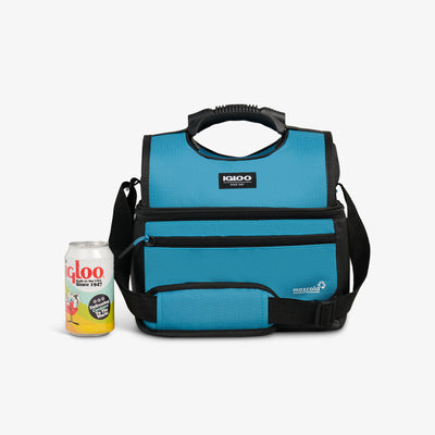 Size View | Latitude Gripper 16-Can Cooler Bag::Modern Blue::Holds 16 cans 