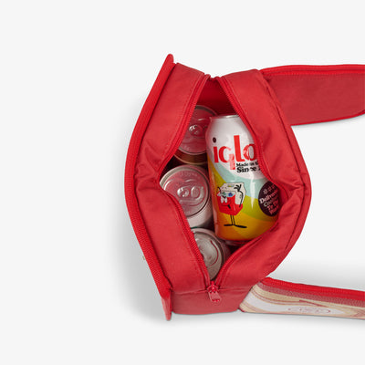 Open View | NFL WWE Cooler Fanny Pack::49ers::Holds up to 4 cans 