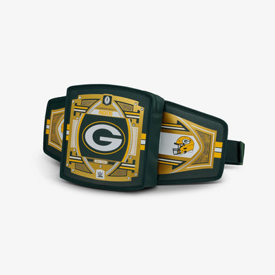 Angle View | NFL WWE Cooler Fanny Pack::Packers:::Adjustable waist strap 
