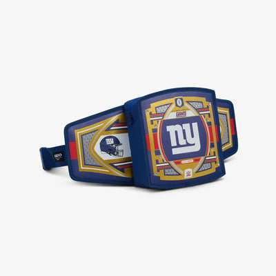 Angle View | NFL WWE Cooler Fanny Pack::Giants::Spacious zipped compartment 