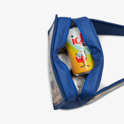 Open View | NFL WWE Cooler Fanny Pack::Giants::Holds up to 4 cans 