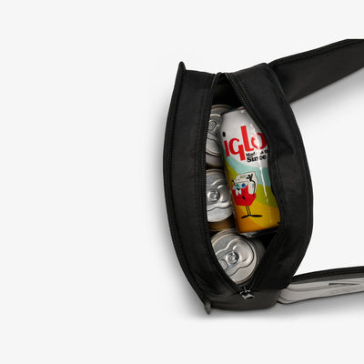 Open View | NFL WWE Cooler Fanny Pack::Raiders::Holds up to 4 cans 