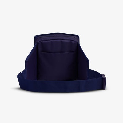 Back View | NFL WWE Cooler Fanny Pack::Ravens::Back slip pocket 
