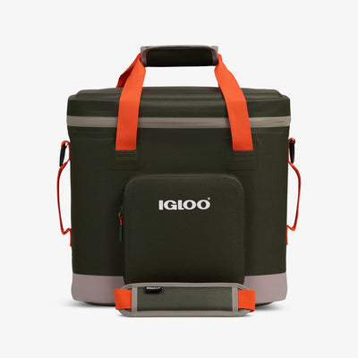 Front View | Trailmate® 36-Can Cooler Bag::Sportsman::Welded, weather-resistant exterior