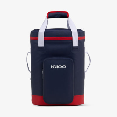 Front View | Trailmate® 32-Can Backpack::Americana::Welded, weather-resistant exterior