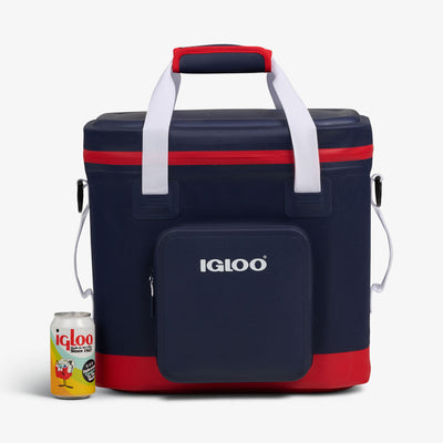 Size View | Trailmate® 36-Can Cooler Bag::Americana::Holds up to 36 cans