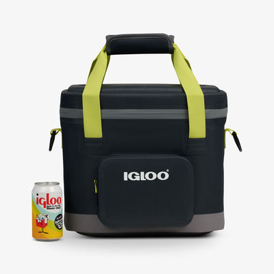 Size View | Trailmate® 18-Can Cooler Bag::Jet Carbon::Holds up to 18 cans