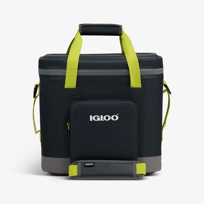 Igloo Trailmate 36 Series 66759 Backpack Cooler, 36 Cans Capacity, EVA/Polyester, Deep Oil Green/Safety Orange/Sandstone