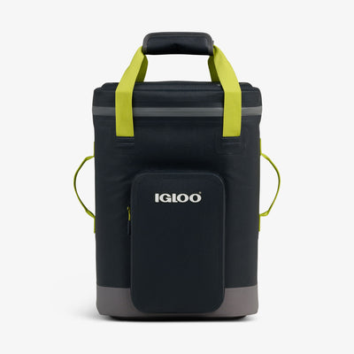 Front View | Trailmate® 32-Can Backpack::Jet Carbon::Welded, weather-resistant exterior