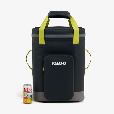 Size View | Trailmate® 32-Can Backpack::Jet Carbon::Holds up to 32 cans