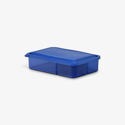Bento Box View | Kids Lunch Vertical Cooler Bundle (Bento Box + Ice Floor)::Electric Indigo::
