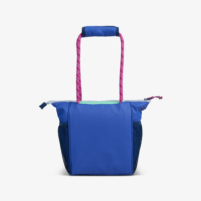 Back View | Summit 9-Can Tote::Electric Indigo::Water/dirt-repellent