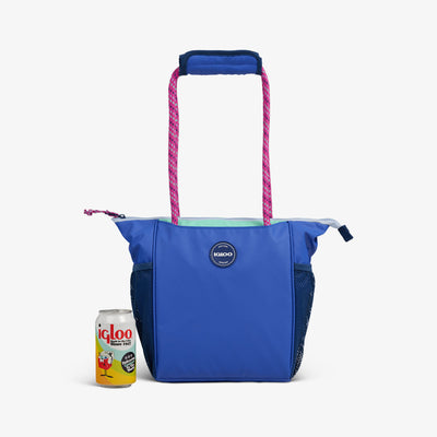 Size View | Summit 9-Can Tote::Electric Indigo::Holds up to 9 cans