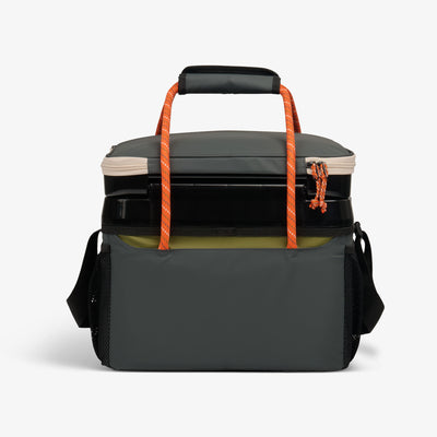 Back View | Summit Cool Fusion 18-Can Cooler Bag::Tactical Gray::Water/dirt-repellent
