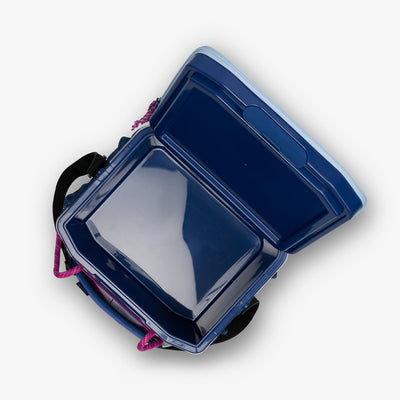 Interior View | Summit Cool Fusion 18-Can Cooler Bag::Electric Indigo::Hybrid hardside/softside