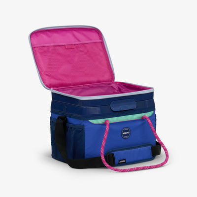 Open View | Summit Cool Fusion 18-Can Cooler Bag::Electric Indigo::MaxCold insulation