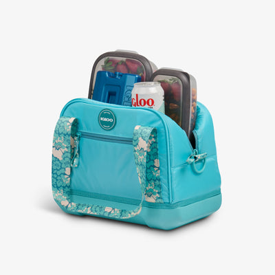 Open View | Tag Along Too 12-Can Satchel Cooler::Lagoon Teal::