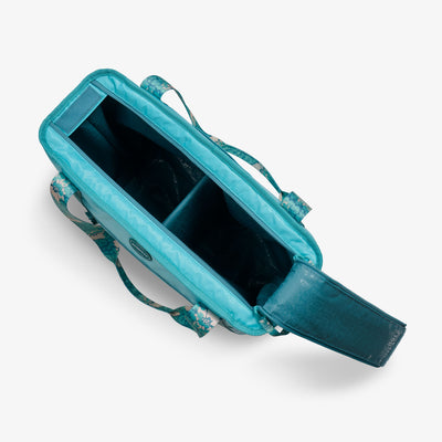 Interior View | Tag Along Too 36-Can Tote Cooler::Lagoon Teal::Interior divider