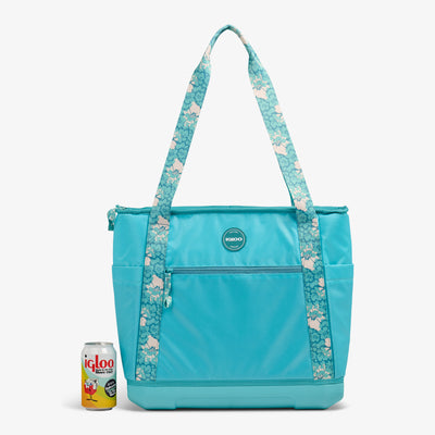 Size View | Tag Along Too 36-Can Tote Cooler::Lagoon Teal::Holds up to 36 cans