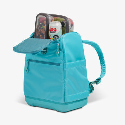 Open View | Tag Along Too 30-Can Backpack::Lagoon Teal::Fully insulated