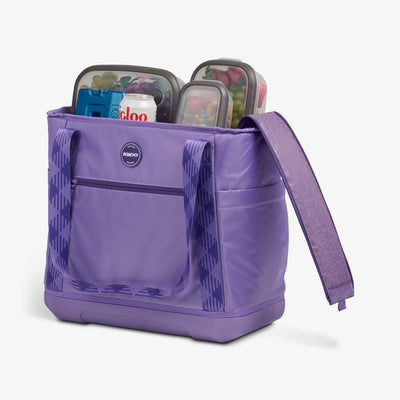 Open View | Tag Along Too 36-Can Tote Cooler::Dusted Grape::Fully insulated