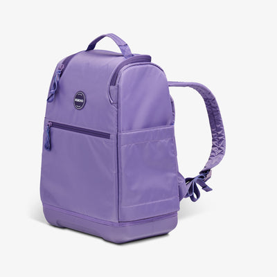 Angle View | Tag Along Too 30-Can Backpack::Dusted Grape::Durable EVA base