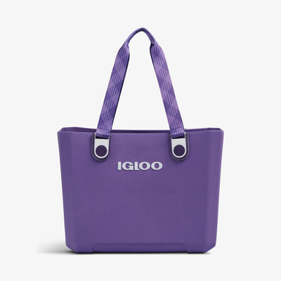 Front View | Tag Along Too EVA All-Purpose Tote::Dusted Grape::Durable EVA body