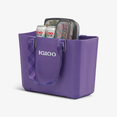 Packed View | Tag Along Too EVA All-Purpose Tote::Dusted Grape::