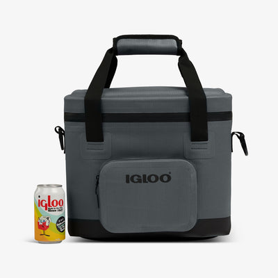 Size View | Trailmate® 18-Can Cooler Bag::Carbonite::Holds up to 18 cans