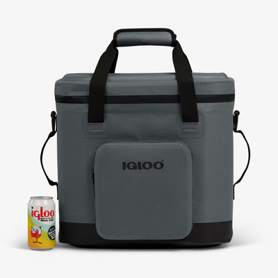 Size View | Trailmate® 36-Can Cooler Bag::Carbonite::Holds up to 36 cans