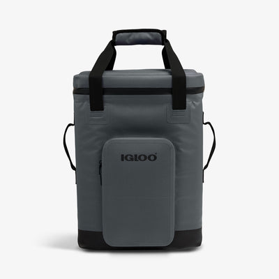 Front View | Trailmate® 32-Can Backpack::Carbonite::Welded, weather-resistant exterior