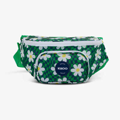 Front View | Retro Fanny Pack::Psychedelic Daisy::
