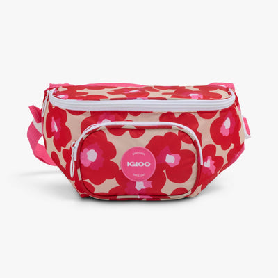 Front View | Retro Fanny Pack::Mod Floral::