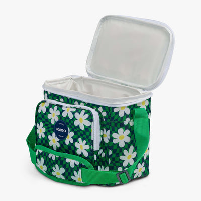 Open View | Retro Square Lunch Bag::Psychedelic Daisy::