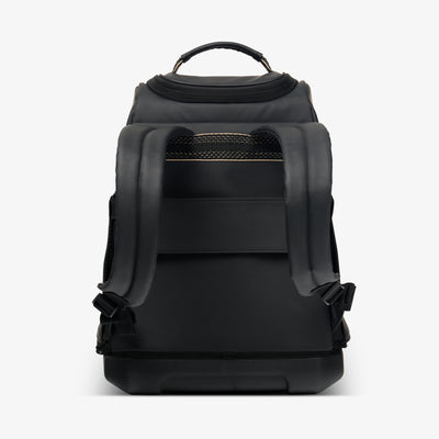 Back View | Tag Along Too 30-Can Backpack::Luxe Black::Adjustable straps