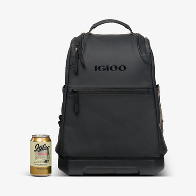Size View | Tag Along Too 30-Can Backpack::Luxe Black::Holds up to 30 cans