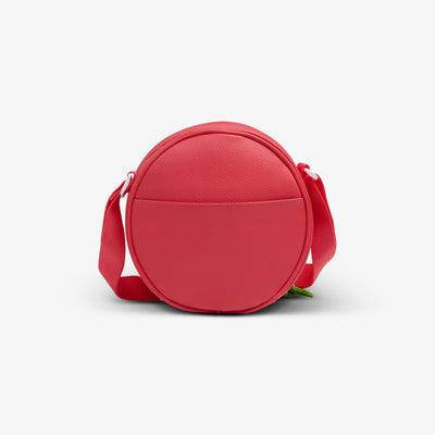 Back View | Citrus Crossbody Cooler Bag::Grapefruit::Accessory pocket