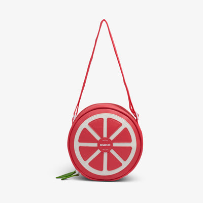 Stap View | Citrus Crossbody Cooler Bag::Grapefruit::Adjustable crossbody strap