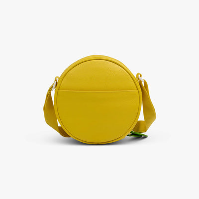 Back View | Citrus Crossbody Cooler Bag::Lemon::Accessory pocket