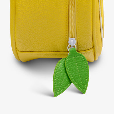 Zipper View | Citrus Crossbody Cooler Bag::Lemon::