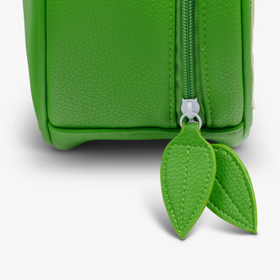 Zipper View | Citrus Crossbody Cooler Bag::Lime::