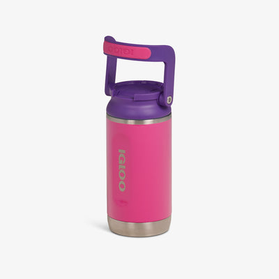 Igloo Coolers | 12 oz Kids Sipper Bottle, Purple/Hot Rod Pink