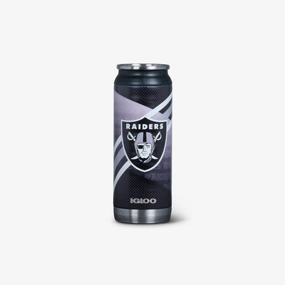 Front View | Las Vegas Raiders 16 Oz Can::::Durable stainless steel 