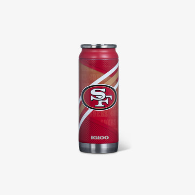 Front View | San Francisco 49ers 16 Oz Can::::Durable stainless steel 