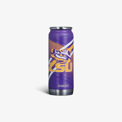 Front View | LSU® 16 Oz Can::::Durable stainless steel